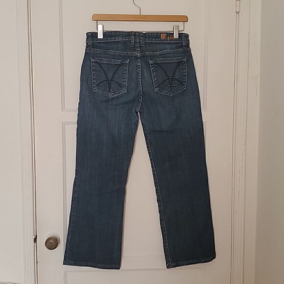 Kut from the Kloth Dark Wash Straight Leg Jeans Women's Style KP011MA3 Size 8 - Picture 2 of 13